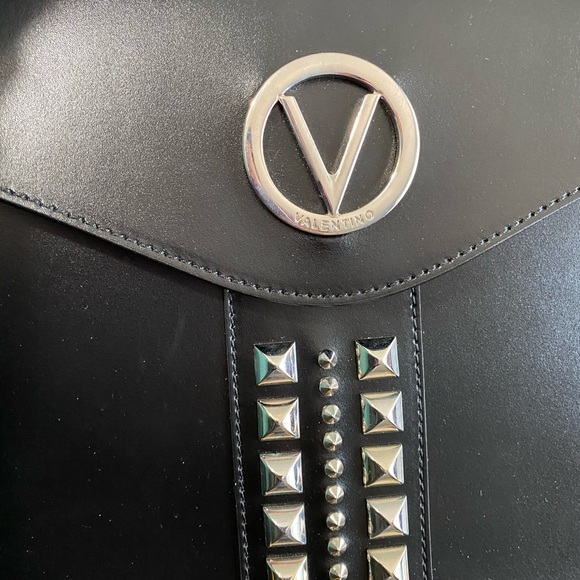 Mario Valentino Black Anais Soave Satchel - Picture 4 of 9